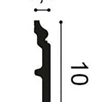ORAC SX173-RAL9003 Sockelleiste - 200 x 1,6 x 10cm (VE = 40Mt)