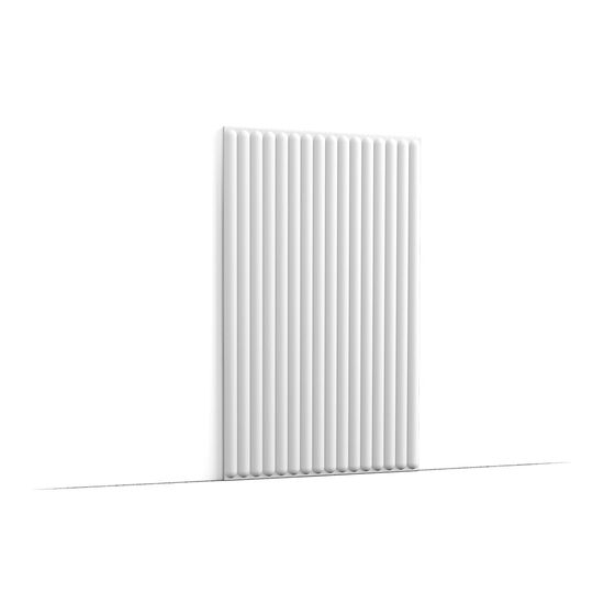 ORAC W215 Wandpaneel 3D - 50 x 1,5 x 80cm (VE = 2,5Mt)