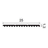 ORAC WX205-2600 Wandpaneel 3D - 260 x 1,3 x 25cm (VE = 18,2Mt)