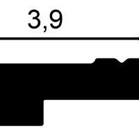 ORAC CX160 Eckleiste - 200 x 3,9 x 1,3cm (VE = 64Mt)
