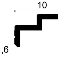 ORAC C390 Eckleiste - 200 x 10 x 6cm (VE = 20Mt)