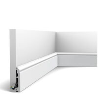 ORAC SX173-RAL9003 Sockelleiste - 200 x 1,6 x 10cm (VE = 40Mt)
