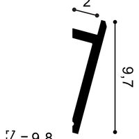 ORAC SX179 Indirekte Beleuchtung - 200 x 2,9 x 9,7cm (VE = 40Mt)