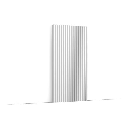 ORAC WX210-2600 Wandpaneel 3D - 260 x 1,3 x 25,5cm (VE = 18,2Mt)
