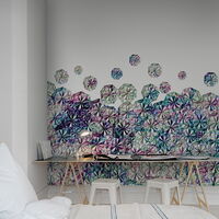 REBEL WALLS 1222556DP Florigami, Color - indiv. Digitaldruck, Motiv fortsetzbar