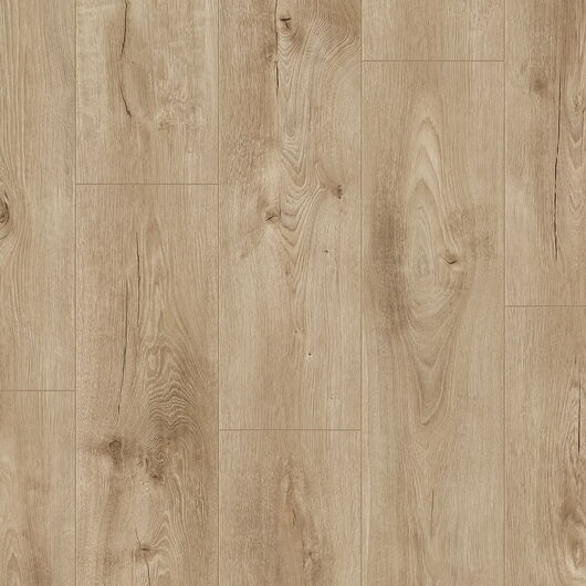 LAMINAT PREMIUM  GEFLAMMTE EICHE NATÜLICH - 126,1 x 24,4 cm x 8mm, Laminat 4V AQUA