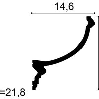 ORAC C900 Indirekte Beleuchtung - 200 x 14,6 x 17,1cm (VE = 20Mt)