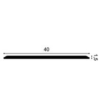 ORAC W214 Wandpaneel 3D - 200 x 1,5 x 40cm (VE = 10Mt)