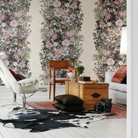 REBEL WALLS 1222542DP Flowerbed, Vintage - indiv. Digitaldruck, Motiv fortsetzbar