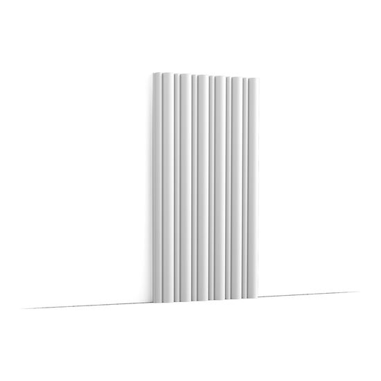 ORAC WX211 Wandpaneel 3D - 200 x 1,7 x 25,5cm (VE = 16Mt)
