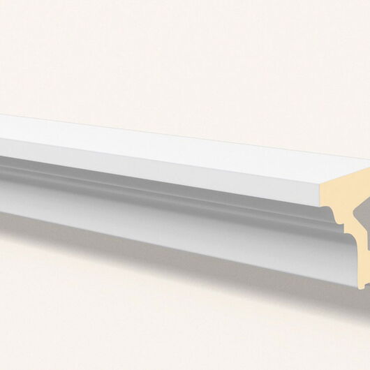 nmc FA10 DOMOSTYL Fassade Gesimsband - 2000 x 125 x 100 mm (VE = 12m)