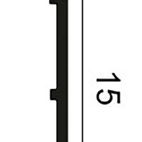 ORAC SX168 Sockelleiste - 200 x 1,4 x 15,1cm (VE = 34Mt)