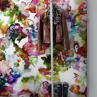 REBEL WALLS 1222538DP Lily Pond, Rainbow - indiv. Digitaldruck, Motiv fortsetzbar