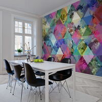 REBEL WALLS 1222562DP Harlequin Roses - indiv. Digitaldruck, Motiv fortsetzbar