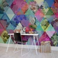 REBEL WALLS 1222562DP Harlequin Roses - indiv. Digitaldruck, Motiv fortsetzbar