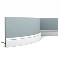 ORAC SX165 Sockelleiste - 200 x 1,1 x 6,9cm (VE = 64Mt)
