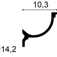 ORAC C902 indirekte Beleuchtung - 200 x 10,3 x 10,3cm (VE = 16Mt)