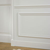 ORAC SX173-RAL9003 Sockelleiste - 200 x 1,6 x 10cm (VE = 40Mt)